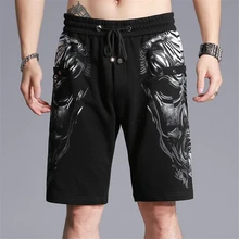 Новая мода весна и лето хлопок мужские повседневные короткие свободные стильные Молодежные шорты модные мужские