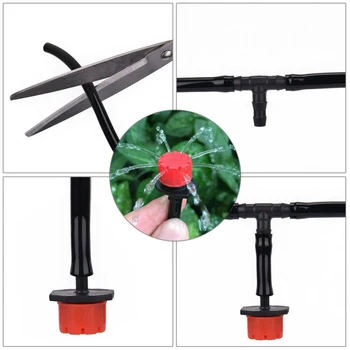 

Micro Drip Irrigation System Self Watering Sprinkler Adjustable Dripper