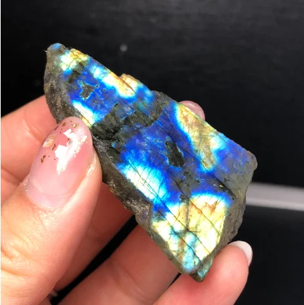 Natural irregular labrador mineral raw stone meditative reiki healing home decoration product | Дом и сад