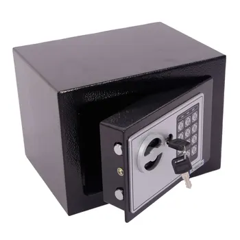 

STARK E17EF Electronic Password Safety Box Home Office Security Keypad Lock Electronic Digital Steel Safe Black