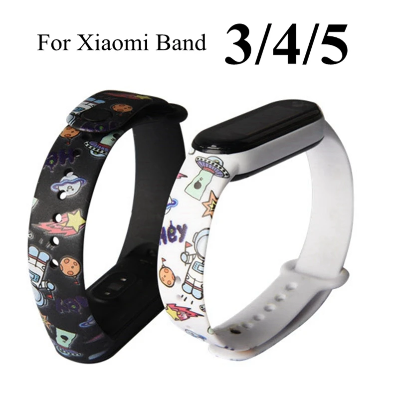 Силиконовый браслет для Xiaomi Mi Band 4 3 розовый винно красный из ТПУ Xiomi Miband 5 (не
