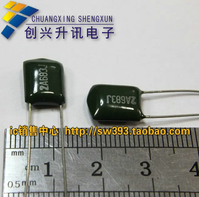 Free Delivery. Polyester capacitors 2A683J 100V 0.068UF (10 Ge = 1 yuan ) | Обустройство дома