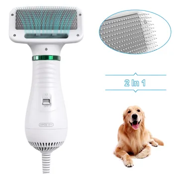 

2 in 1 Low Noise Temperature Adjustable Dog Hair Dryer Animal Hair Dryer Effectively Remove Tangles and Dirt Easily Operation