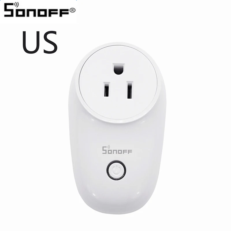 US Sonoff S26 WiFi умная розетка AU/CN/EU/UK/US Беспроводная умная розетка умный дом переключатель костюм для Google Home Alexa IFTTT Amazon Echo - Комплект: US