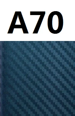 Наклейка для смартфона samsung Galaxy A50 защитная пленка из углеродного волокна для samsung A70 A30 A20 A10 наклейка аксессуары EEMIA - Цвет: A70- blue