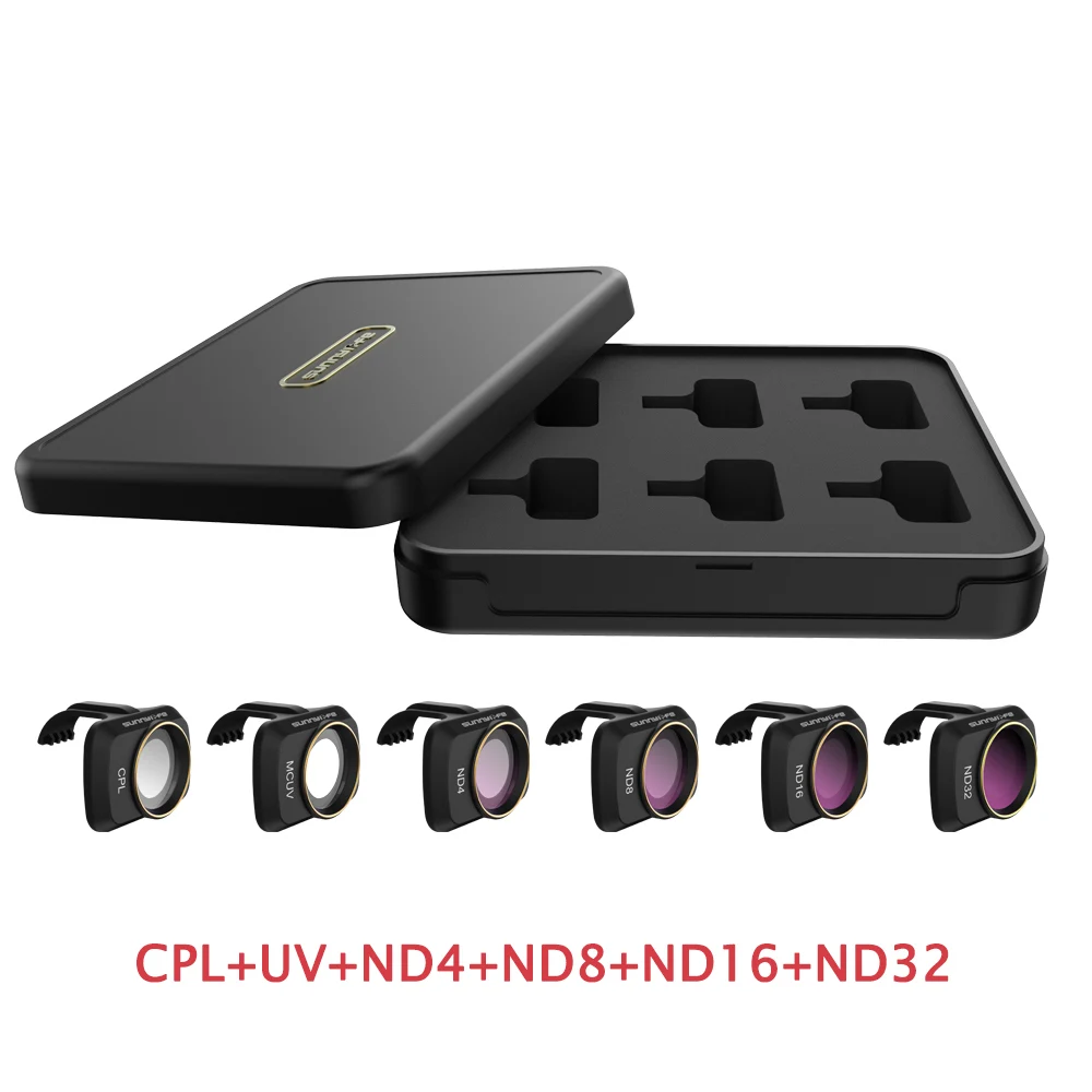 6-IN-1 Для DJI Mavic мини Дрон камера карданный фильтр объектива MCUV CPL ND объектив камеры защита от солнца для DJI Mavic мини аксессуары - Цвет: 6-IN-1