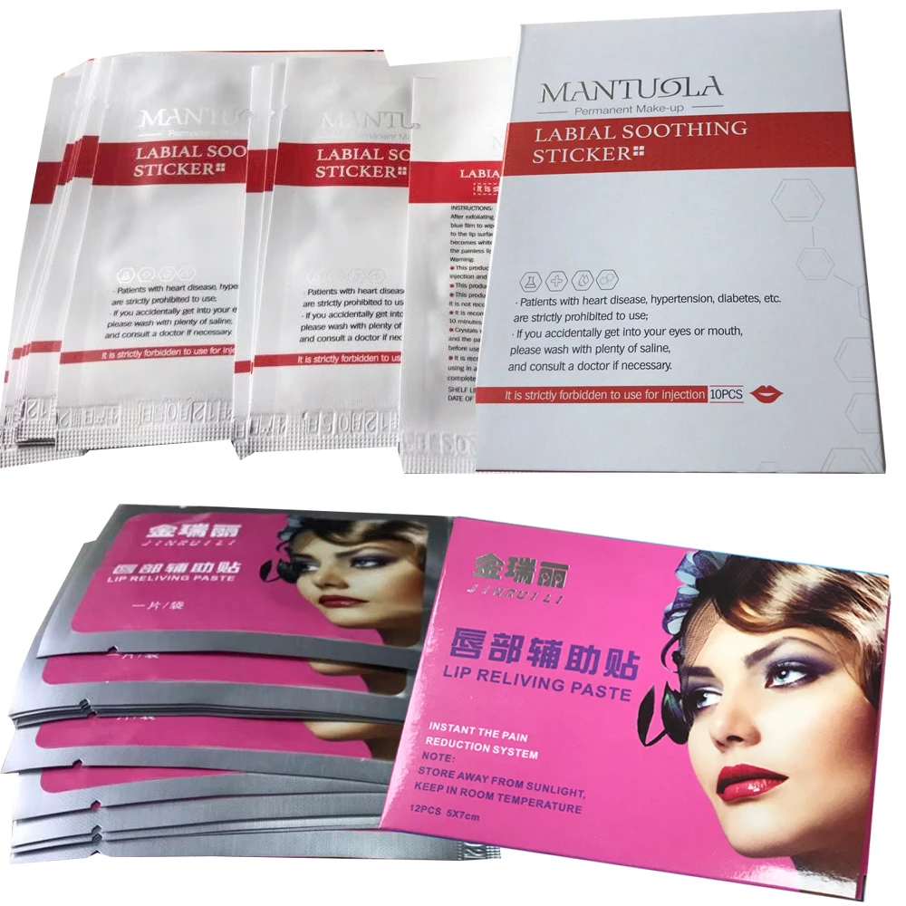 tattoo care Lip stickers Lip reliving Paster For Tattoo Permanent Makeup Accessories tattoo aftercare microblading repair