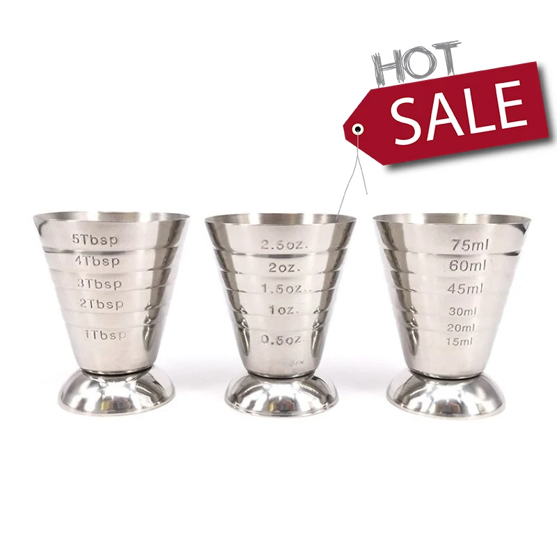 Stainless Steel Magic Measuring Cup 304 Cocktail Measuring Cup Ounce
