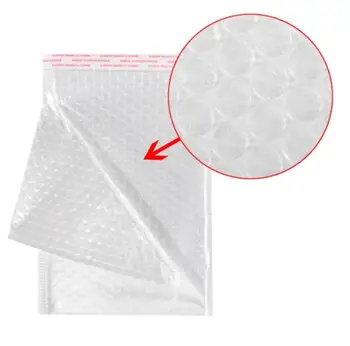 

White Poly Bubble Mailers Padded Envelopes Self Seal Mailing Shipping Envelopes Bags Pack of 50, Bubble bag