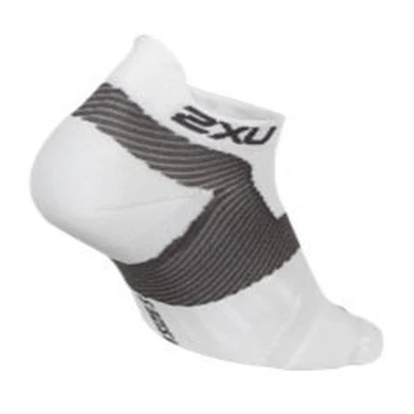 Мужские носки Вектор 2XU для бега(M(M), Белый/Серый
