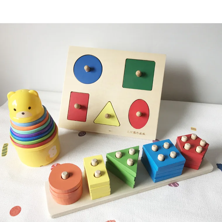 

Children Shuttle li munte Geometry Mathematics Teaching Aids Set Children Early Childhood Educational Toy 1-2-3-4-Year-Old