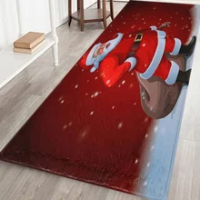 Рождественский мультяшный коврик, Мягкий Нескользящий дверной коврик, коврик для кухни, гостиной, спальни, прихожей