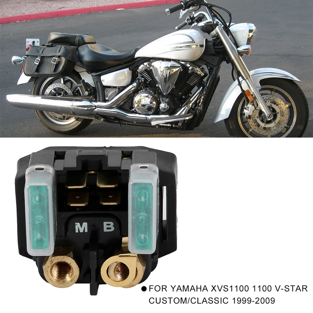 Replacement for YAMAHA 1100 XVS1100 V-STAR CUSTOM CLASSIC 99-09 Motorcycle Starter Relay Solenoid