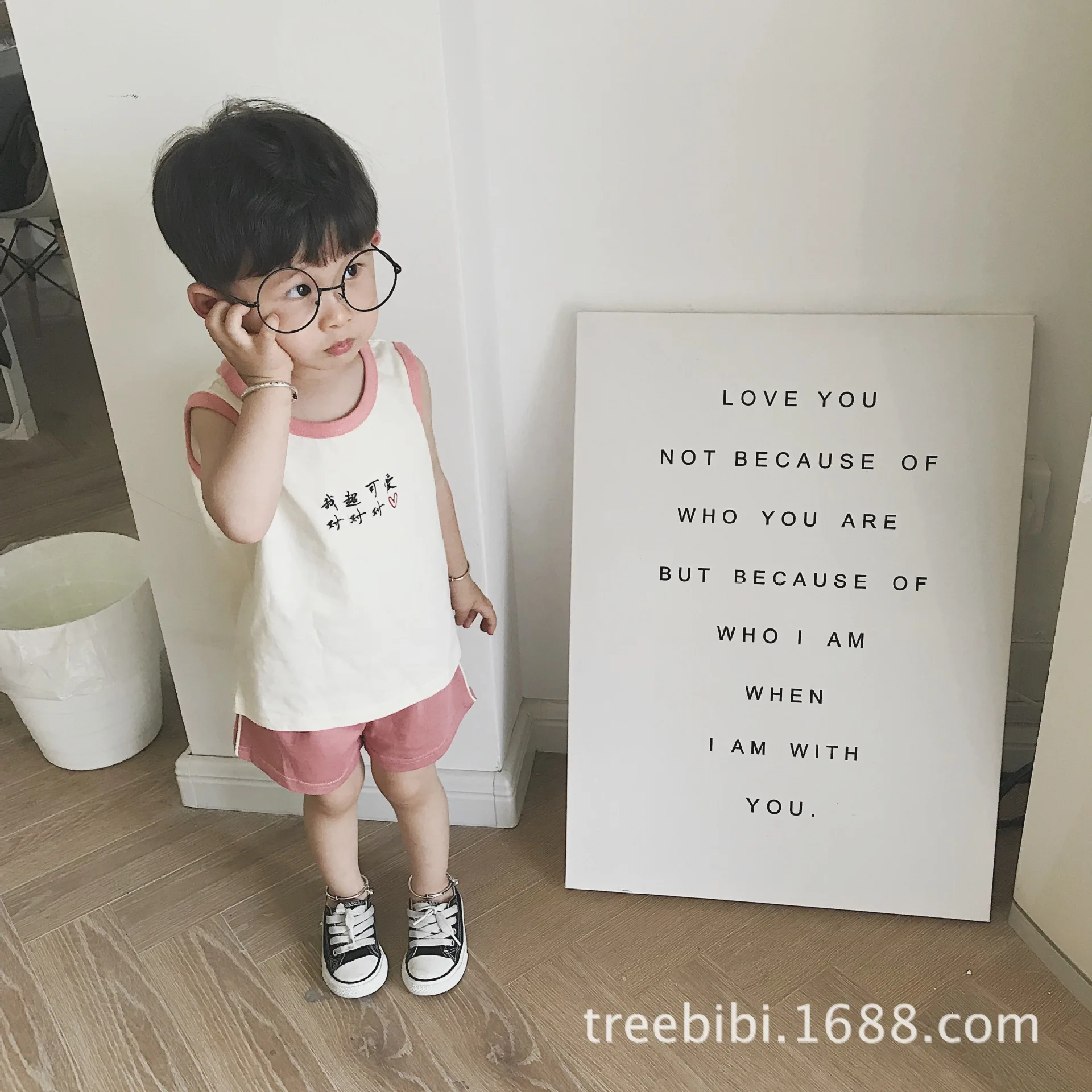 Treebibi Летний стиль для мужчин и женщин; детская одежда без рукавов; жилет с креативным рисунком