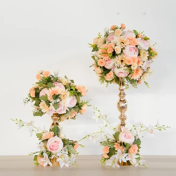 

Wedding window decoration simulation flower silk flower tieyi flower T stage stage road guide photography props table main table