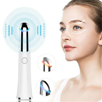 

Eye Massager Electric Vibration Heated Eye Wrinkle Massage Pen Dark Circle Removal Puffiness Removal Anti Aging Eyes Care Tools