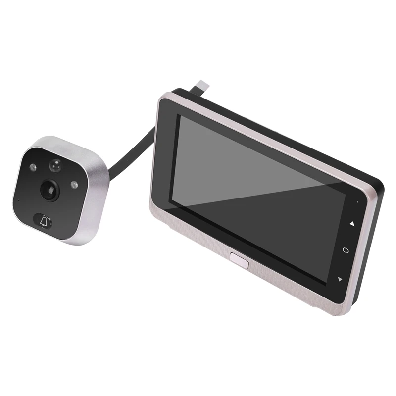 5,0 дюймов OLED дисплей цветной экран дверной звонок просмотра цифровой дверной глазок просмотра камера дверь глаз видео запись Широкий угол
