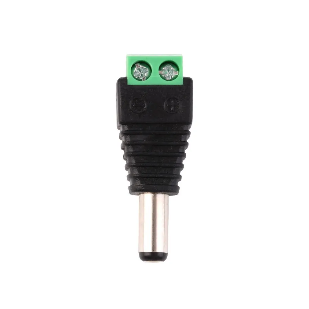 Мини Портативный DC 12V штепсельный кабель адаптер соединитель папа для 5050 3528 LED