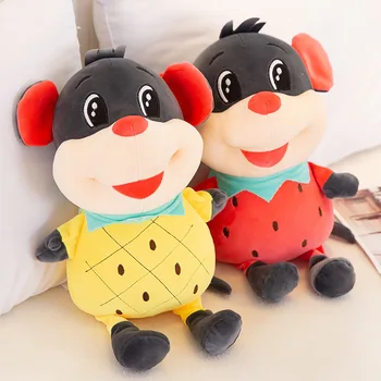 

Creative Little Mouse Plush Dolls Cute Fruit Little Mouse Plush Dolls Pillows Delicate Children's Gifts