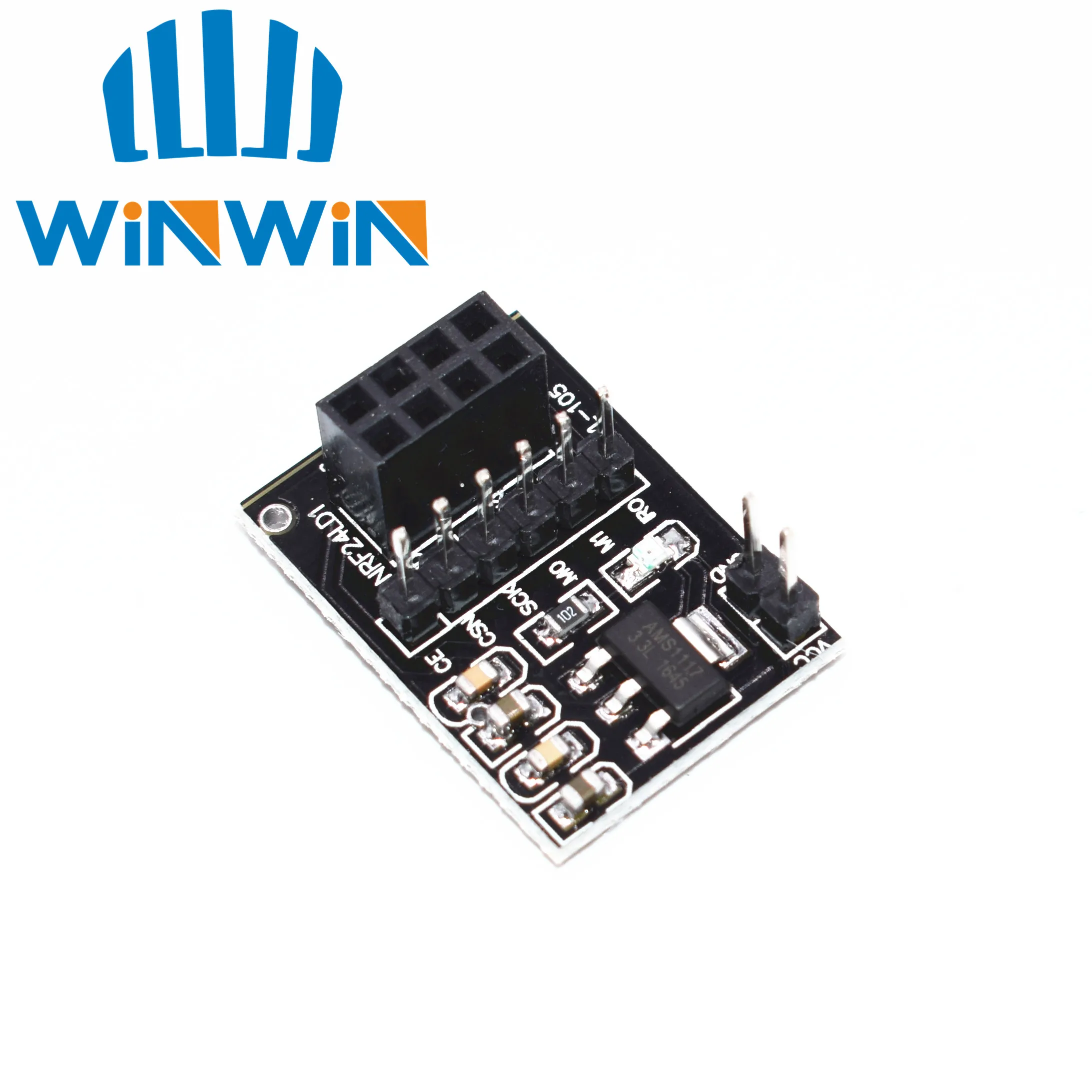 

A42 20pcs New Socket Adapter plate Board for 8Pin NRF24L01 Wireless Transceive module 51