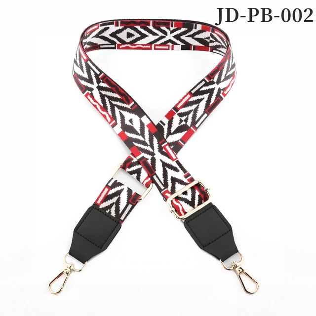 Bag Parts Accessories Shoulder Strap  for Handbags Adjustable Bag strap leather Belt Wide Rainbow  Purse Strap for Bag Replaceme JD-PB-002