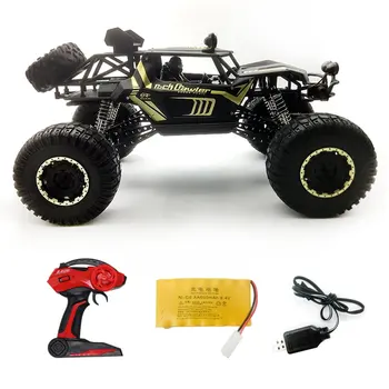 

1:8 Super Large Alloy Body RC Car 4WD Scale 2.4G Remote Control Off Road Vehicle Climbing RC Buggy Children's toy car gift Model