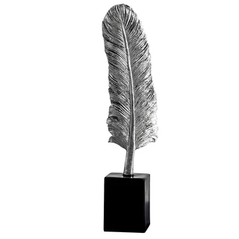 

Nordic Style Creative Feather Porch Cabinet Decoration Simple Modern Living Room TV Cabinet Soft Decoration Decoration