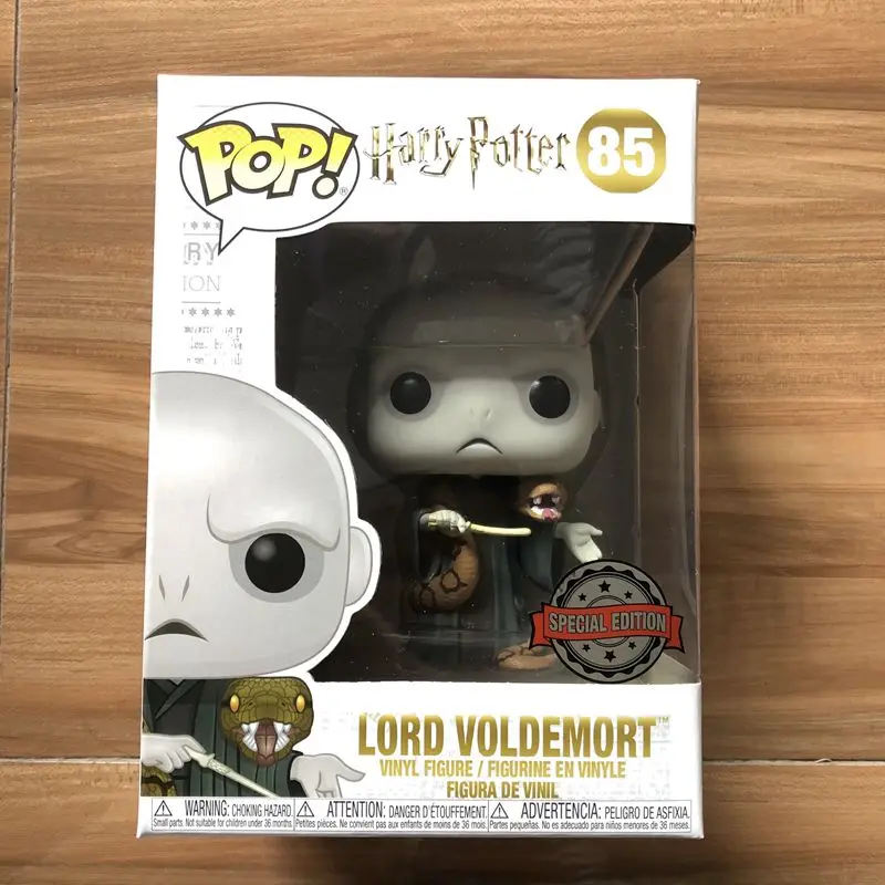 Эксклюзивный официальный Funko pop Гарри Поттер-Волдеморт Вайт Нагини Виниловая фигурка Коллекционная модель игрушки с оригинальной коробкой