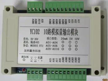 

10 Analog Outputs 5V, 10V, 20mA Modbus RTU