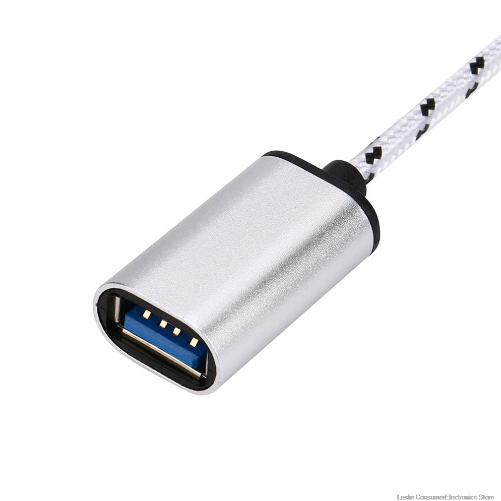 18 см type-C OTG адаптер usb-кабель 3,1 type C штекер USB 3,0 A Женский OTG кабель для передачи данных NK-Shopping