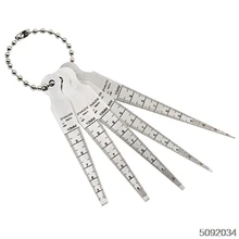 5 шт./компл. 1-10 мм конус из нержавеющей стали манометр апертура весы Клин щупа