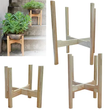 

Furniture New Plant Shelves Flower Garden Wooden Plant Stand Flower Pot Garden Rack Stand Flower Display Wood Shelf Storage Rack