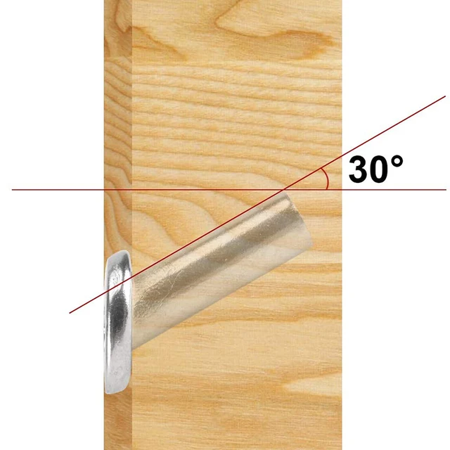 CKE 40-Pack Stainless Steel 30° Angle Sleeves – DIY Cable Railing Protectors