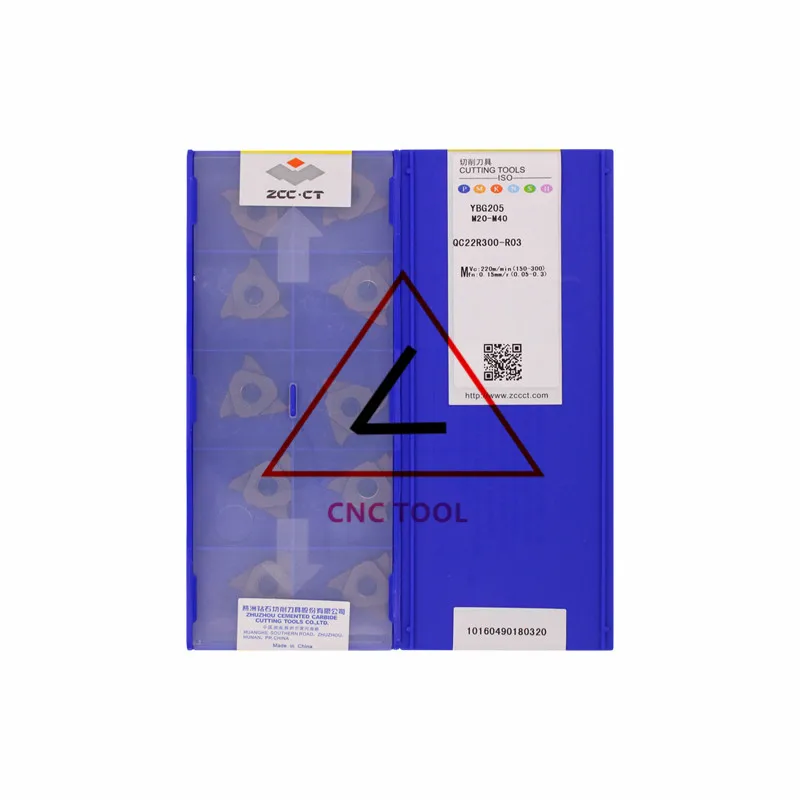 

QC22R300-R03 YBG205 10pcs Original CHINA ZCCCT Cutting Tool