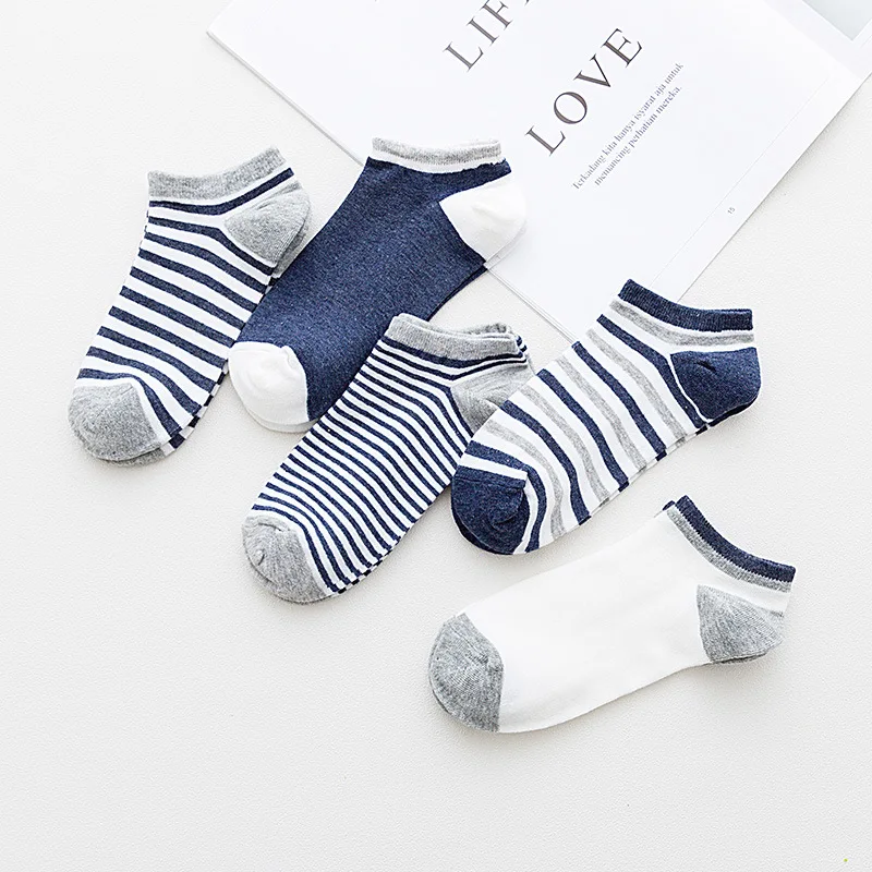 

Men Ankle No Show Non Slip Striped Character Argyle Graphic White Cool Cotton Harajuku Warm Funny Novelty Funky Colorful Socks