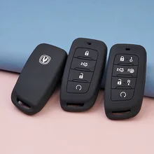 Силиконовый автомобильный чехол для брелка с ключом держатель повесить для Changan CS35 CS75 плюс CS85 купе CS95 2019 2020 пульт дистанционного управления ...