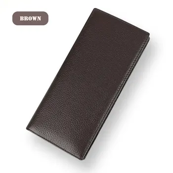 

Man Multi-card Business Wallets Long Style High Quality Card Holder Genuine Leather Male Purse Large Capacity Wallet for Men