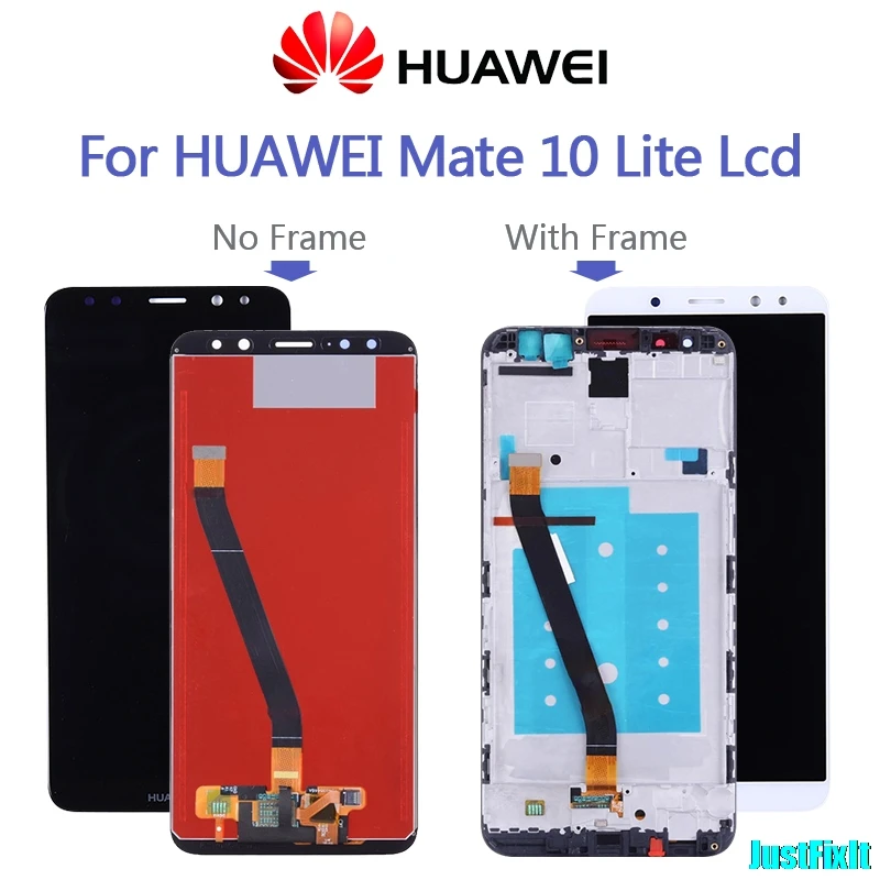 Для huawei mate 10 Lite 5 9 дюймов дигитайзер ЖК-дисплей + сенсорный экран стеклянная