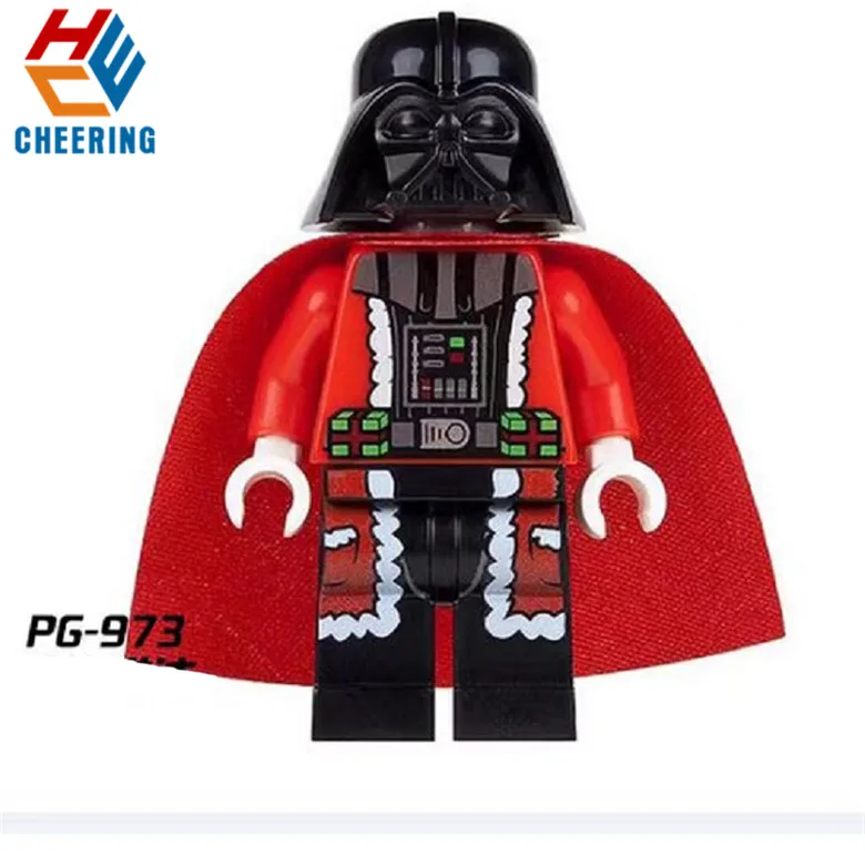 PG973 20Pcs No Box 20 шт. строительные блоки войны Рождественская бабушка Санта Клаус Дарт Вейдер подарочные кубики фигурки для детей игрушки PG8022 - Цвет: PG973 20Pcs No Box