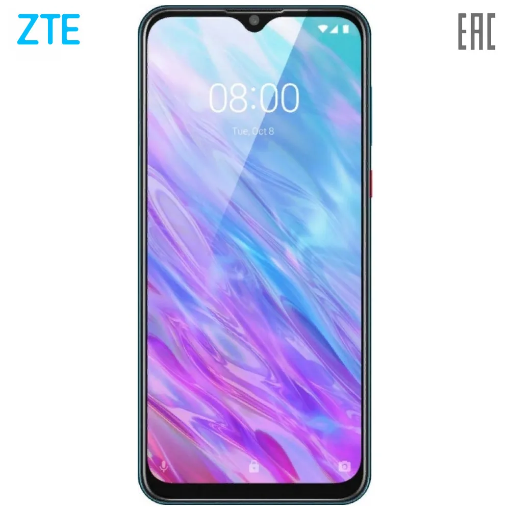 Смартфон ZTE Blade 20 Smart 10,9 см(4.3") 19.5:9 1560 x 720, 2.0GHz, 8 Core, 4GB RAM, 128GB, 16 МП+8 МП+2 МП/13Mpix