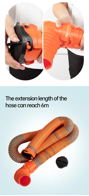 Tubo Fognatura Per Camper - Gomito Antigoccia Con Adattatore Girevole - Foto 5