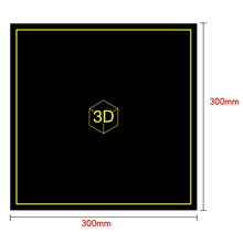 

3D Printing Build Surface Heat Bed Platform Sticker, 300*300mm/11.8*11.8inch