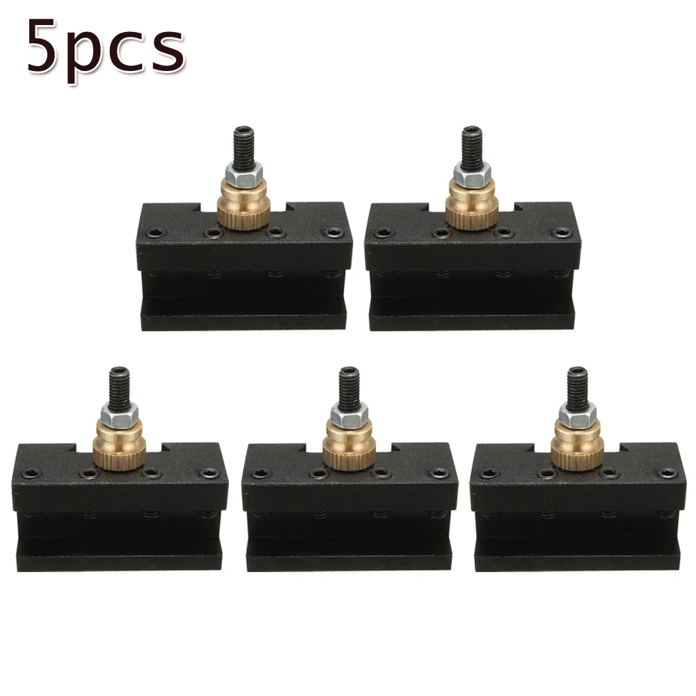 

5pcs 1/4\\\\\\\\\\\\\\\\\\\\\\\\\\\\\\\"-1/2 Inches Lathe Quick Change Post Facing Milling Turning Tool Holder