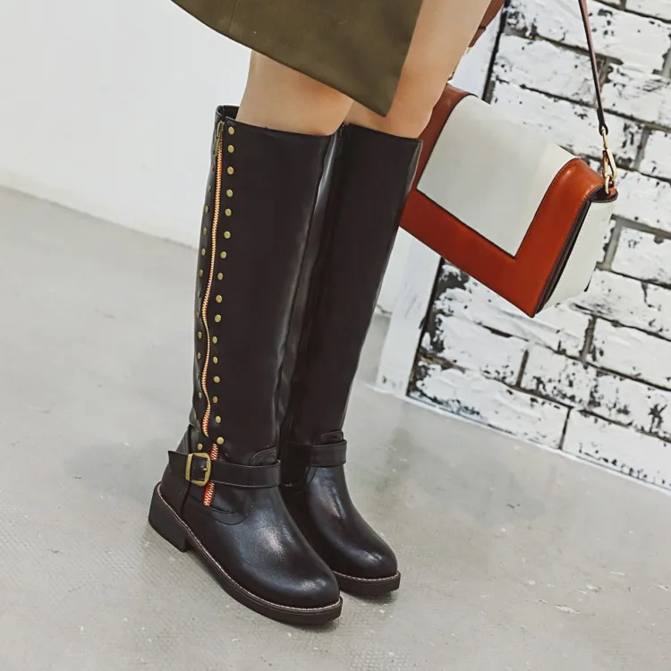 Big Size 9 10 11 12 thigh high boots knee over the women ladies shoes woman winter | Обувь