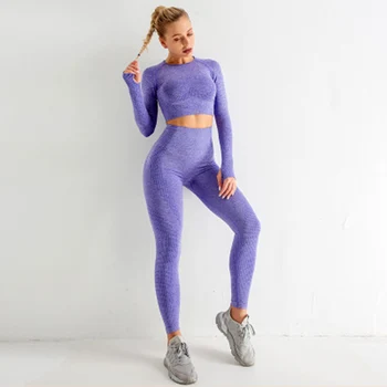 2021 Hot Sales Gym Suit Women Ropa Deportiva Mujer Sports Clothing Set Women Fitness Set