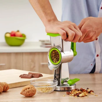 

Multifunctional Drum Rotary Grater Vegetable Grater Hand-cutter Shredder Shape Graters Shredder Peeler Kitchen Tool with 3 Drum