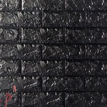 

70*77cm DIY Self Adhesive 3D Wall Stickers Bedroom Waterproof Foam Brick Room Wallpaper Decor Living Wall Sticker For Kids