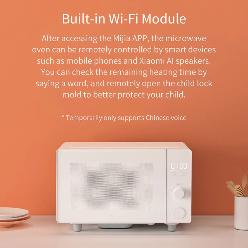  Xiaomi Mijia Smart Microwave Oven 700W 20L Capacity Stereo Uniform Speed Hot Classification Profess