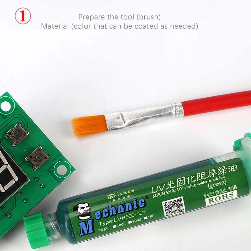 Маска для пайки MECHANIC УФ отверждения BGA PCB чернила