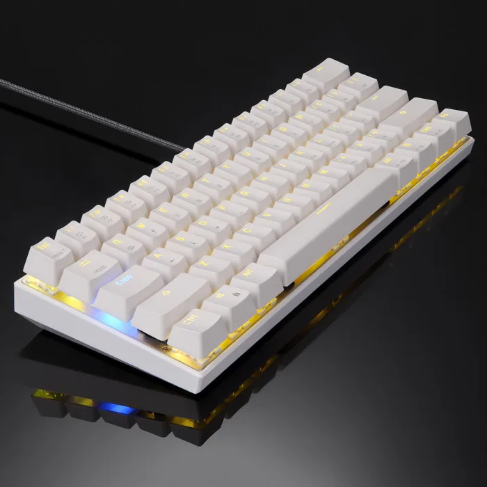 Проводная Механическая клавиатура Bluetooth с RGB подсветкой 61 клавиатура и клавиши для планшетного ноутбука LHB99